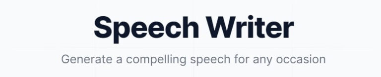 speech generator