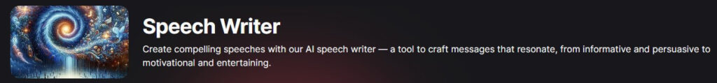 speech generator