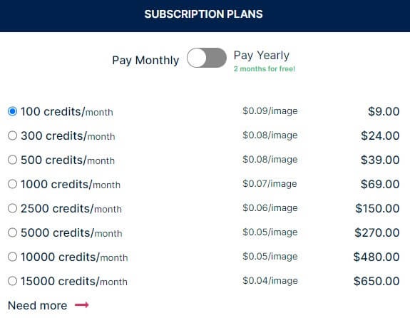 upscaler pricing