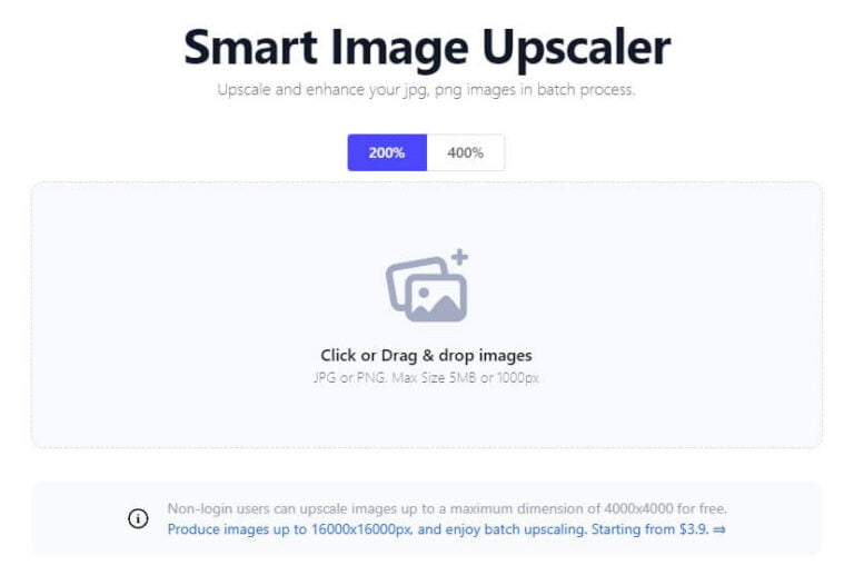 smart image upscaler