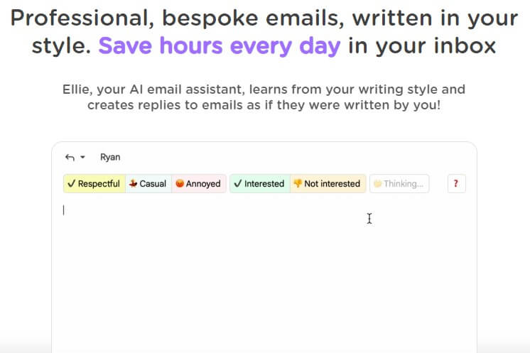 save hours with emails